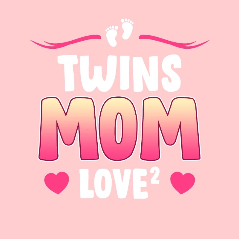 Zwillingsmama Liebe hoch 2 Mutter von 2 Mama