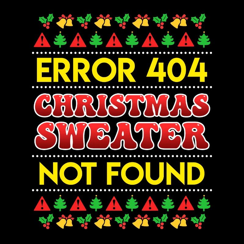 Error Christmas Sweater not found Ugly Christmas