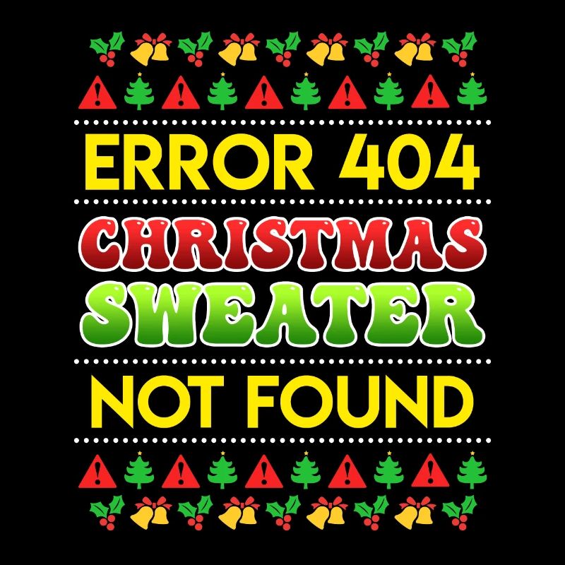 Error Christmas Sweater not found Ugly Christmas