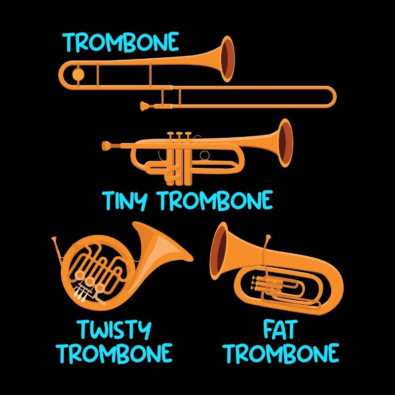 Small Trombone Curvy Trombone Thick Trombone