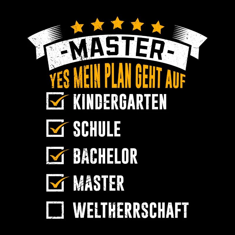 Checkliste Mein Plan funktioniert Master Abschluss