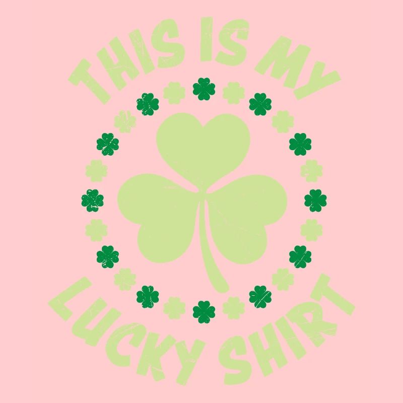 Ma chemise porte-bonheur trèfle St Patrick