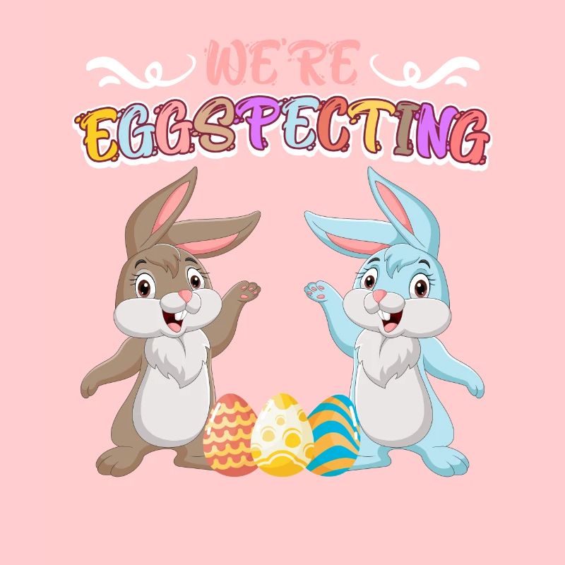 Frohe Ostern Egg specting Mutter und Vater