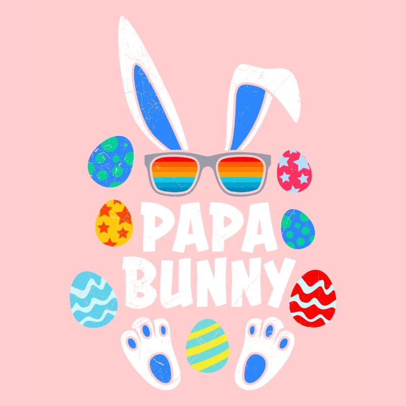 Papa Hase Osterhasen Dad Osterfreunde Daddy