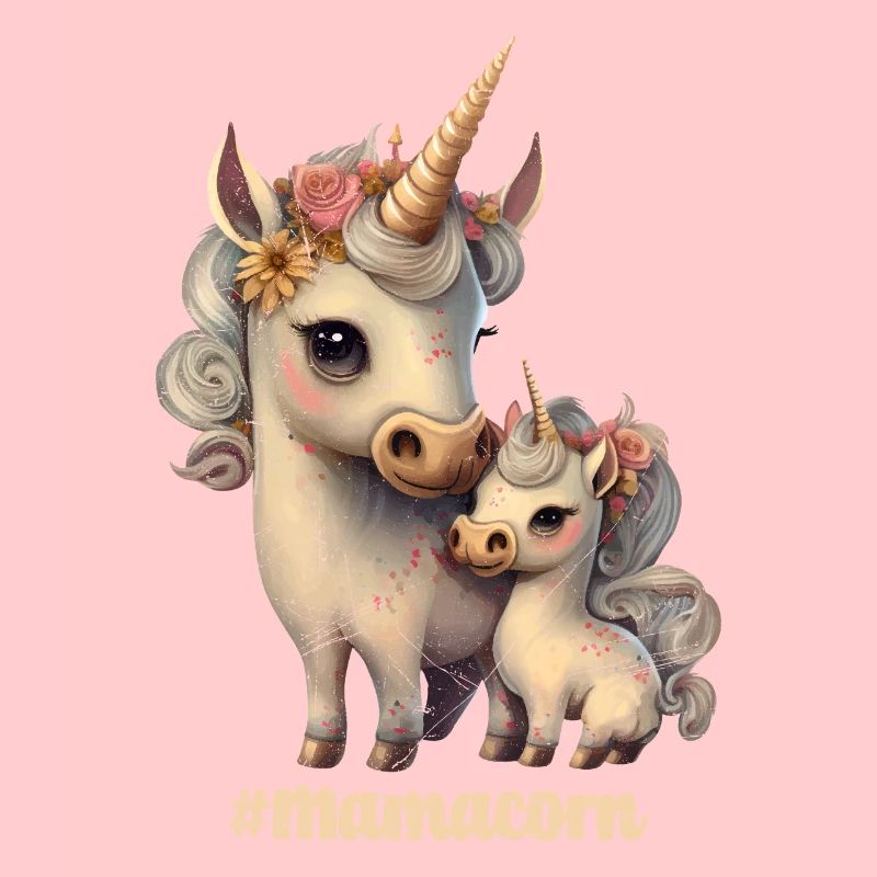 Mamacorn Muttertag Einhörner Mama Einhorn