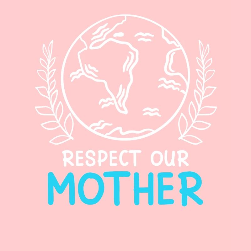 Rettet die Erde Umweltschützer Mutter Erde