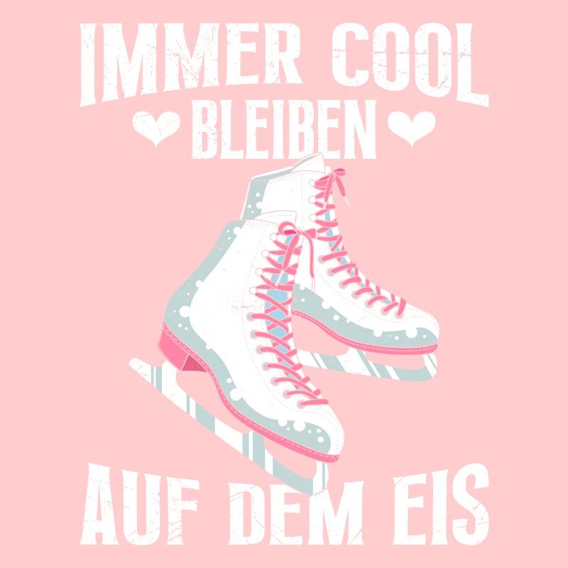 Eisläuferin Immer Cool Bleiben auf dem Eis