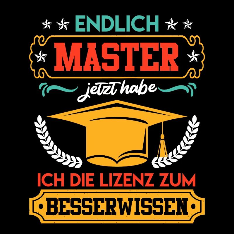 Master Endlich Master Lizenz zum Klugscheissen