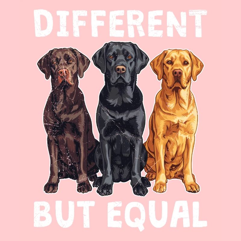 Labrador dogs DIFFERENT BUT EQUAL Labrador