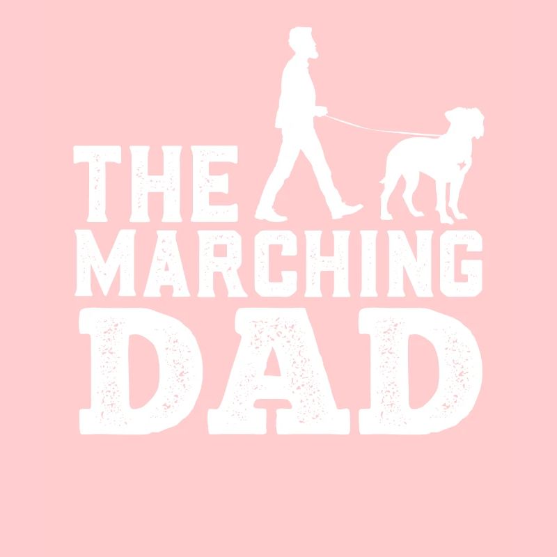 German Boxer Owner THE MARCHING DAD Lustiges