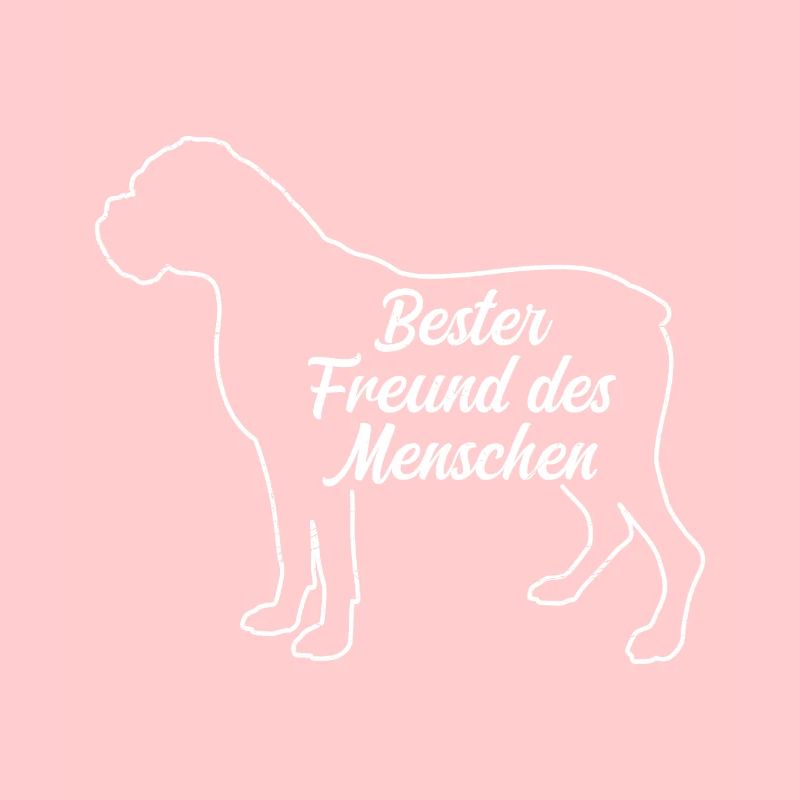 Deutscher Boxer BESTER FREUND DES MENSCHEN Boxer