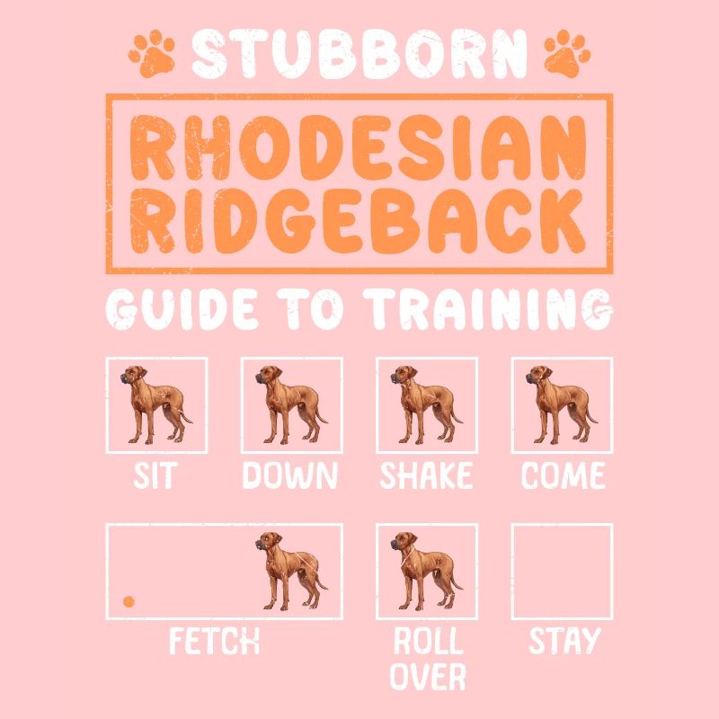 RHODESIAN RIDGEBACK TRAINING GUIDE Lustiges