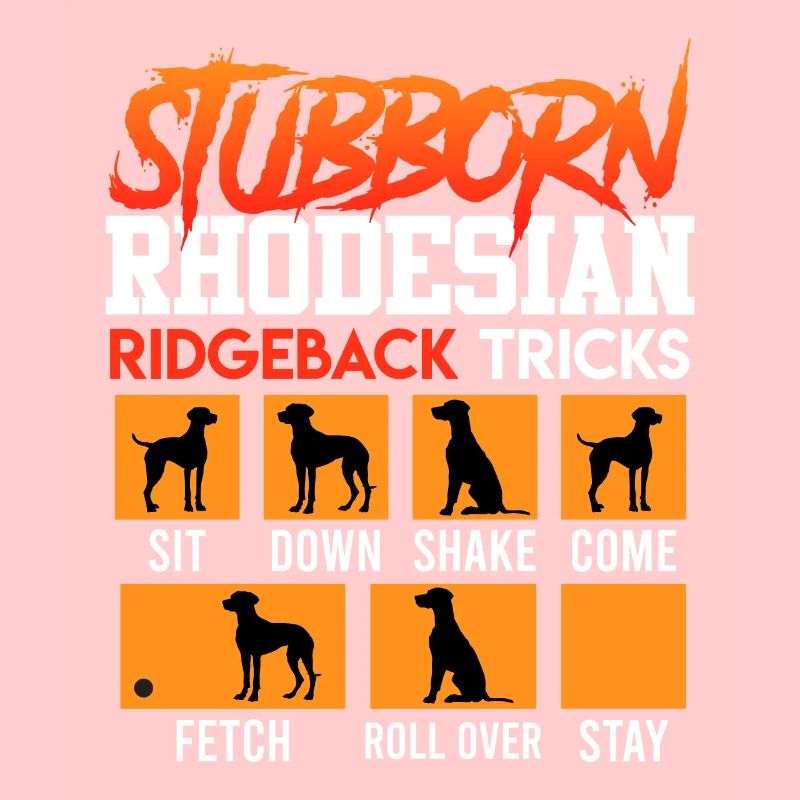 Ridgebacks STUBBORN RHODESIAN RIDGEBACK