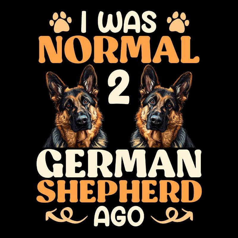 Schäferhund WAS NORMAL 2 GERMAN SHEPHERDS AGO