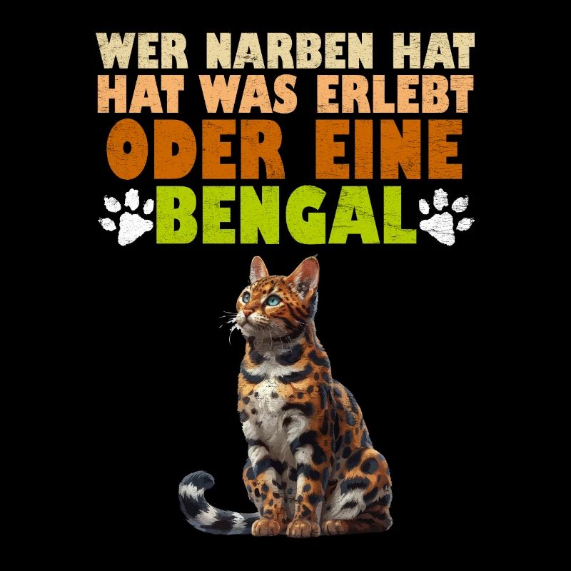 Bengalkatze WER NARBEN HAT HAT WAS ERLEBT ODER