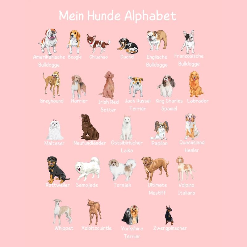 Hunde Alphabet