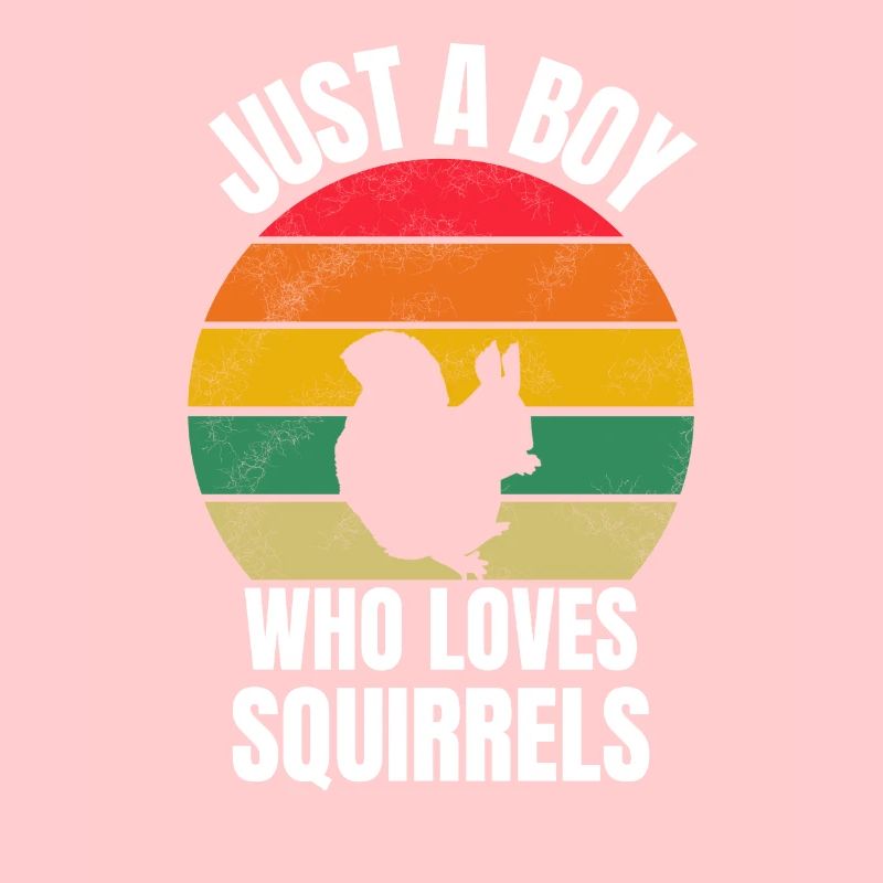 Retro Eichhörnchen Junge