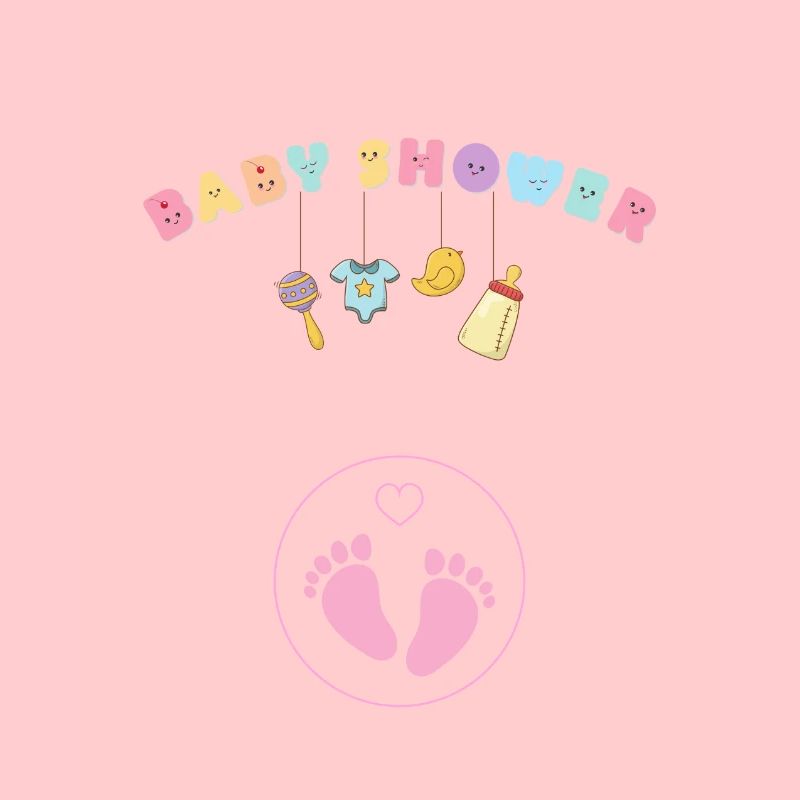 Babyshower - rose