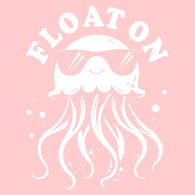 Float on, jellyfish with tentacles, sea creatures