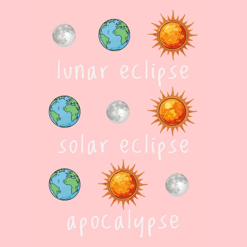 Éclipse lunaire Éclipse solaire Apocalypse Humour
