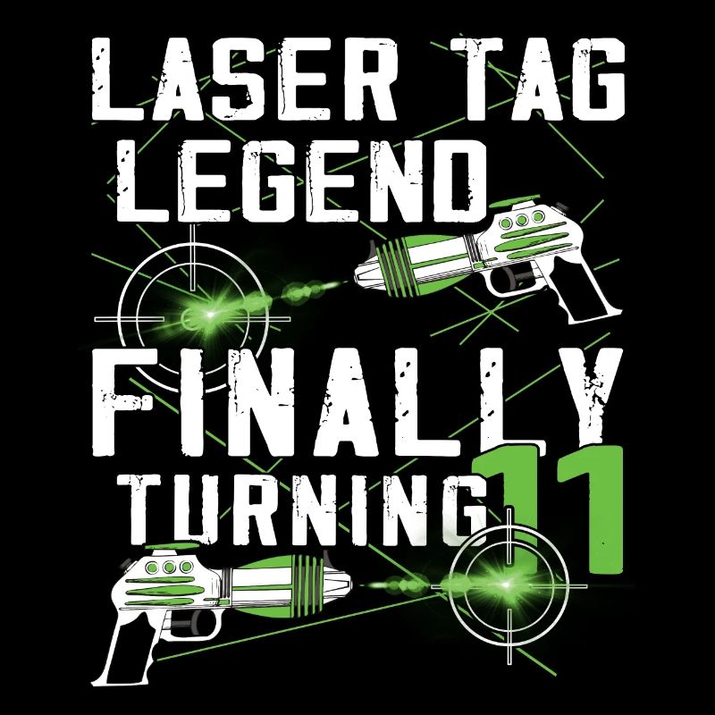 Finally 11 years old – laser tag birthday