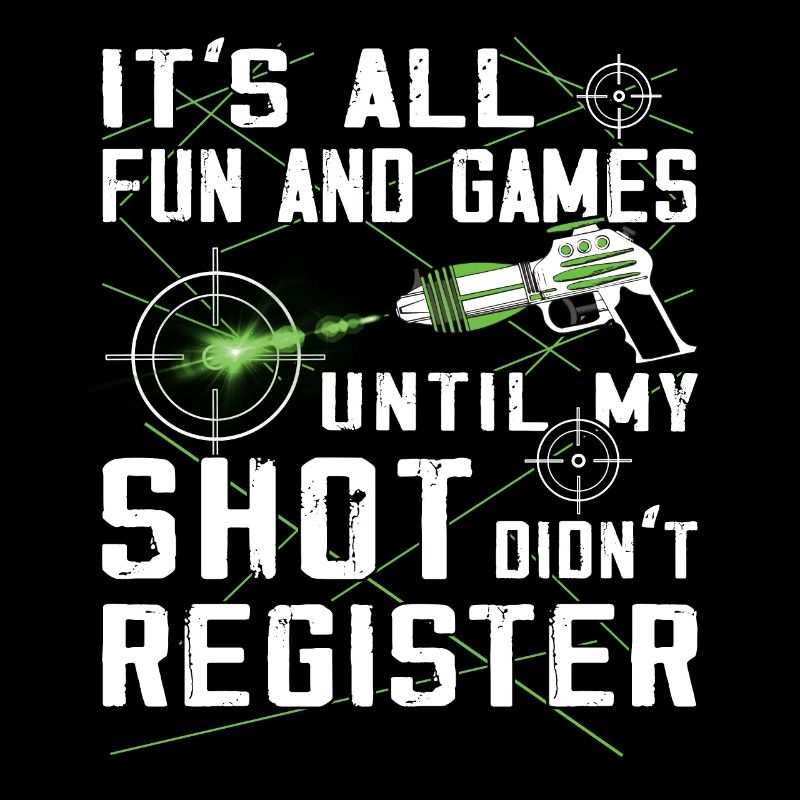 Cool laser tag player