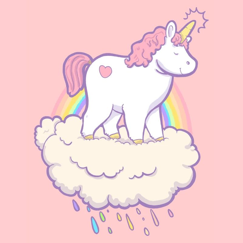 Pummeliges Einhorn