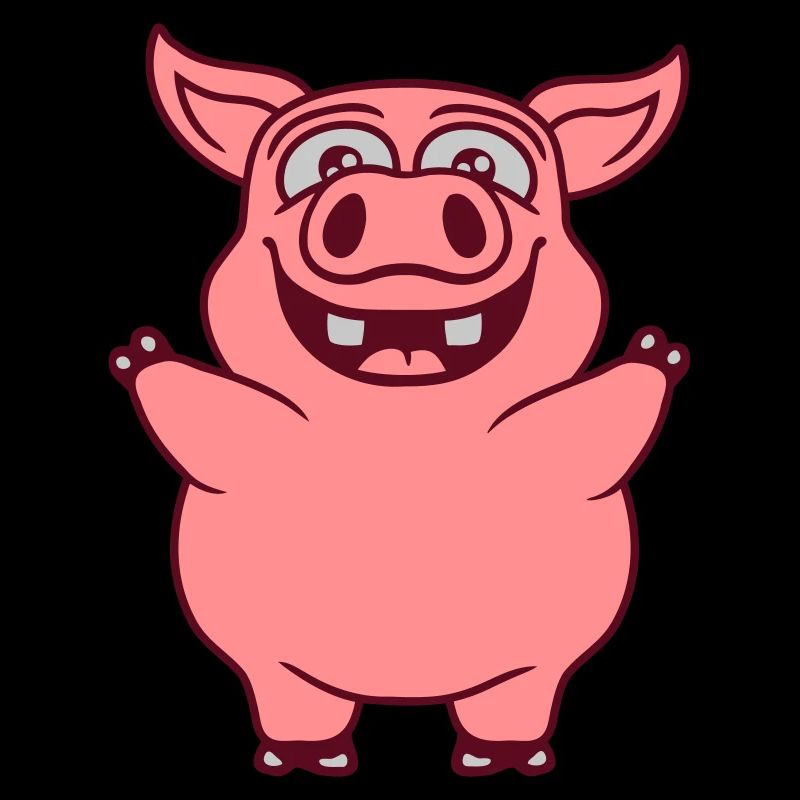Petite bande dessinée de cochon drôle