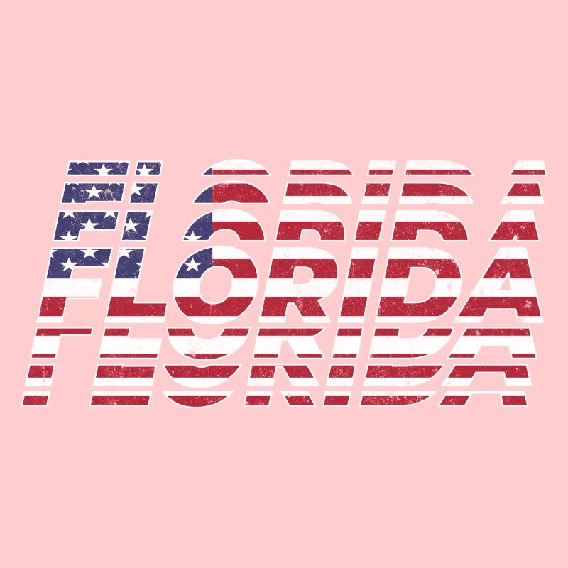 Drapeaux patriotiques de l’État de Floride