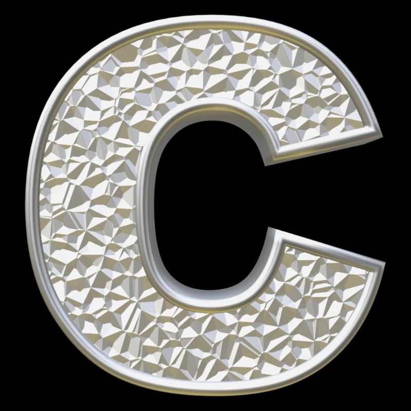 C, letter, letter C, initial, initial C, monogram,