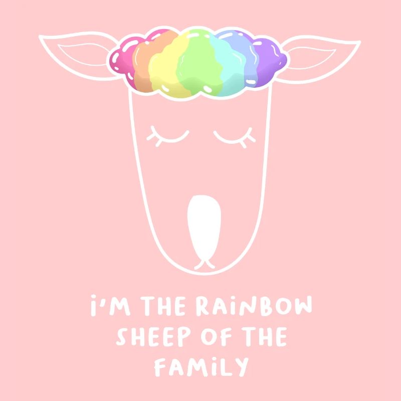 Rainbow Sheep Regenbogenschaf LGBTQ