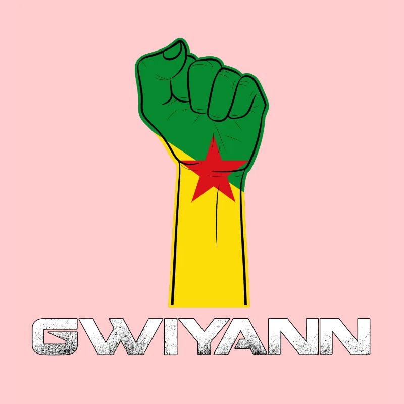 Flagge Guyana 973 Faustgeschenk