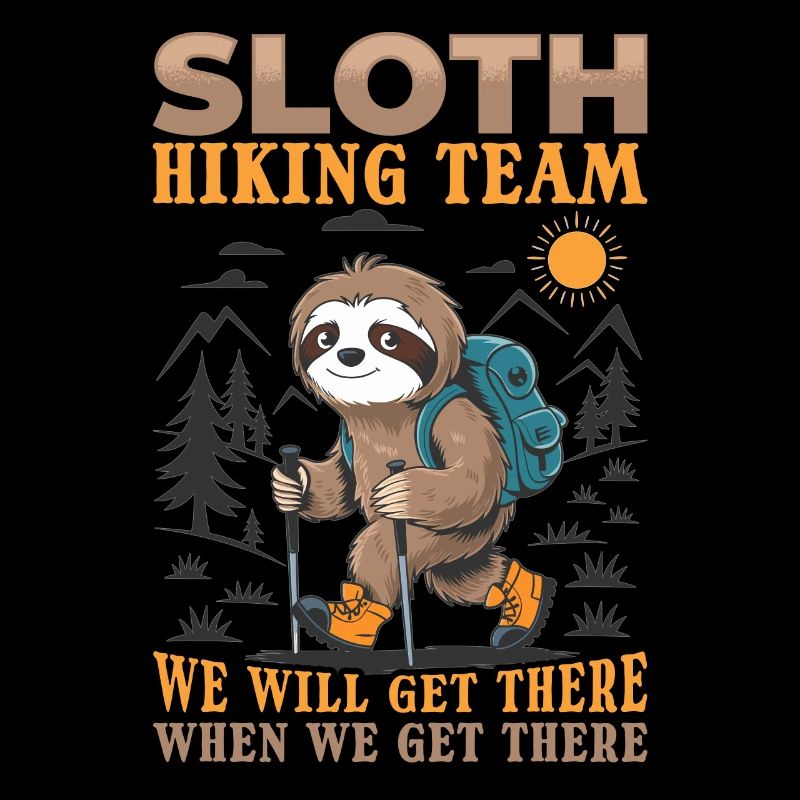 Sloth Hiking Mountains Sloth Hiking Team