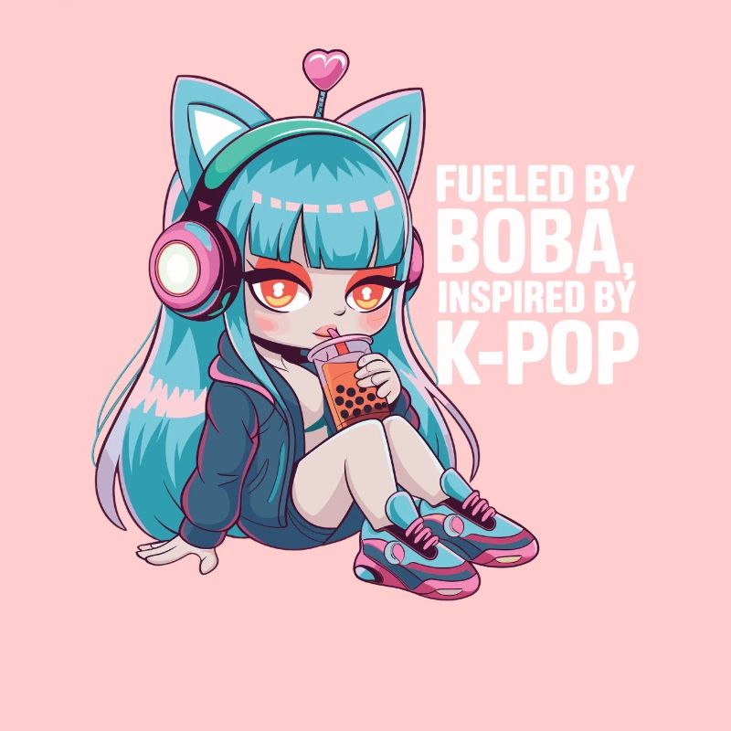 K pop und bubble Tea