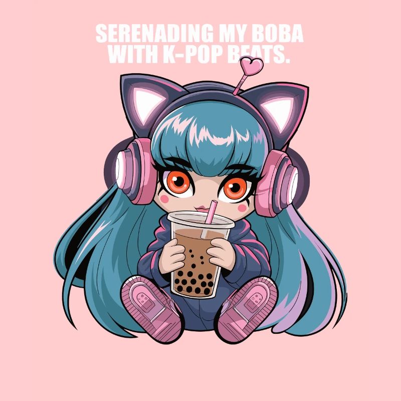 K pop und bubble Tea