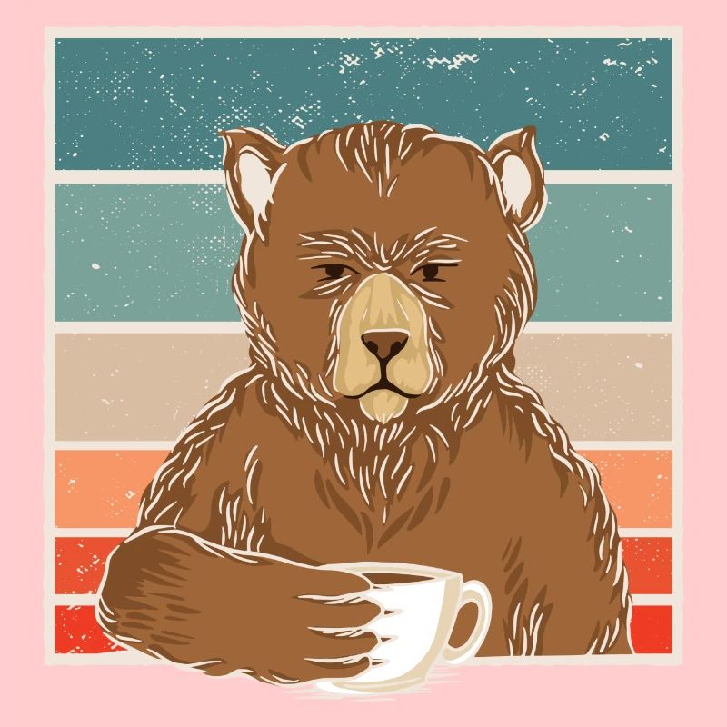 Café ours café ours matin grouch