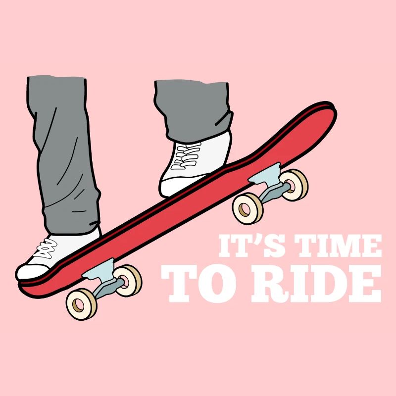 Skateboard Sprung Spruch Kinder