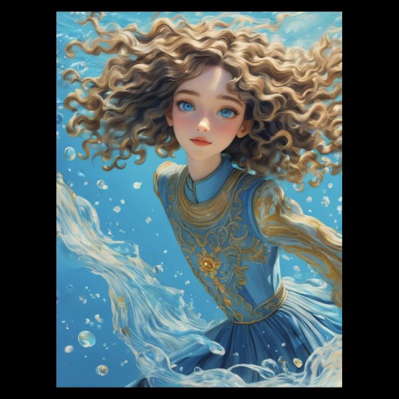 Mädchen im Meer