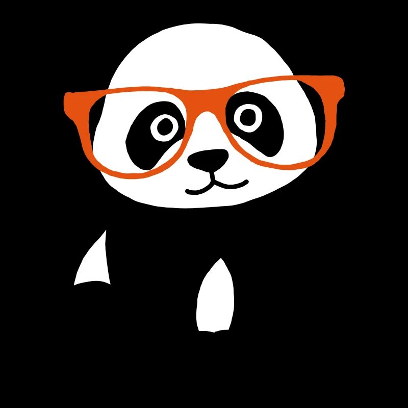 Panda avec des lunettes