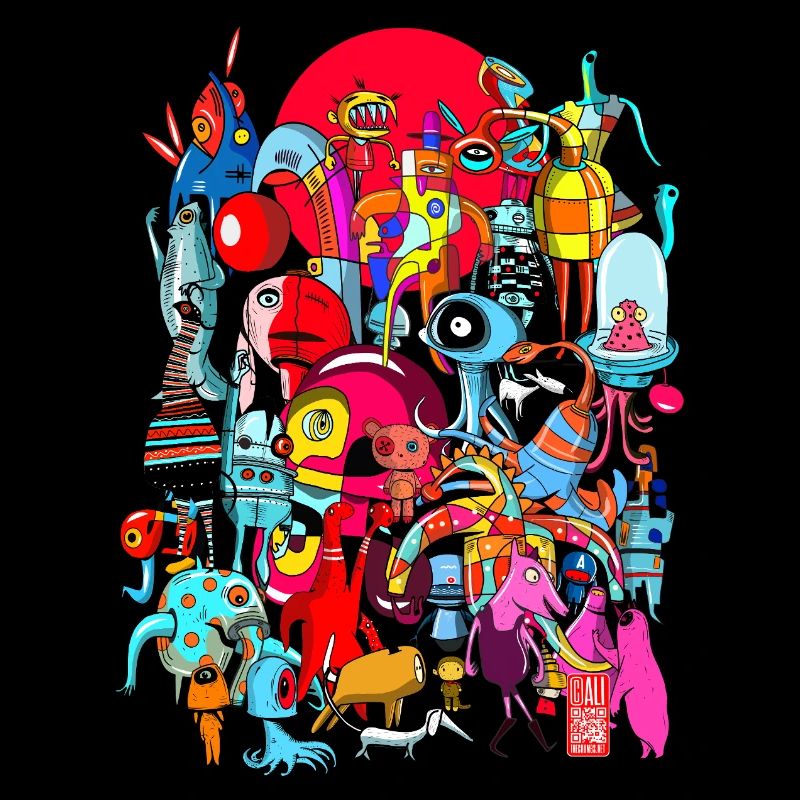 friendly Monster Pullover Sweat à capuche