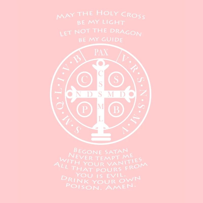 Médaille de saint Benoît avec prière