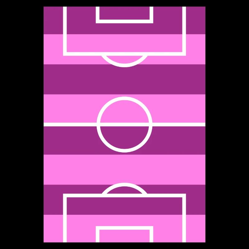 Fußballplatz rosa