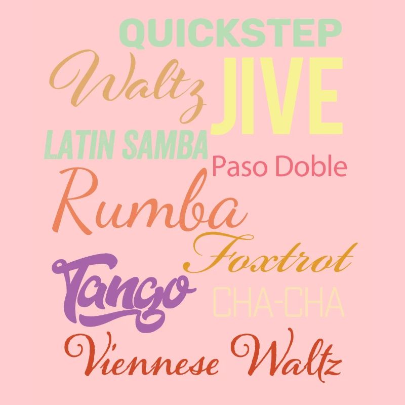 Ballroom Dance Words - Waltz Jive Samba Paso Doble