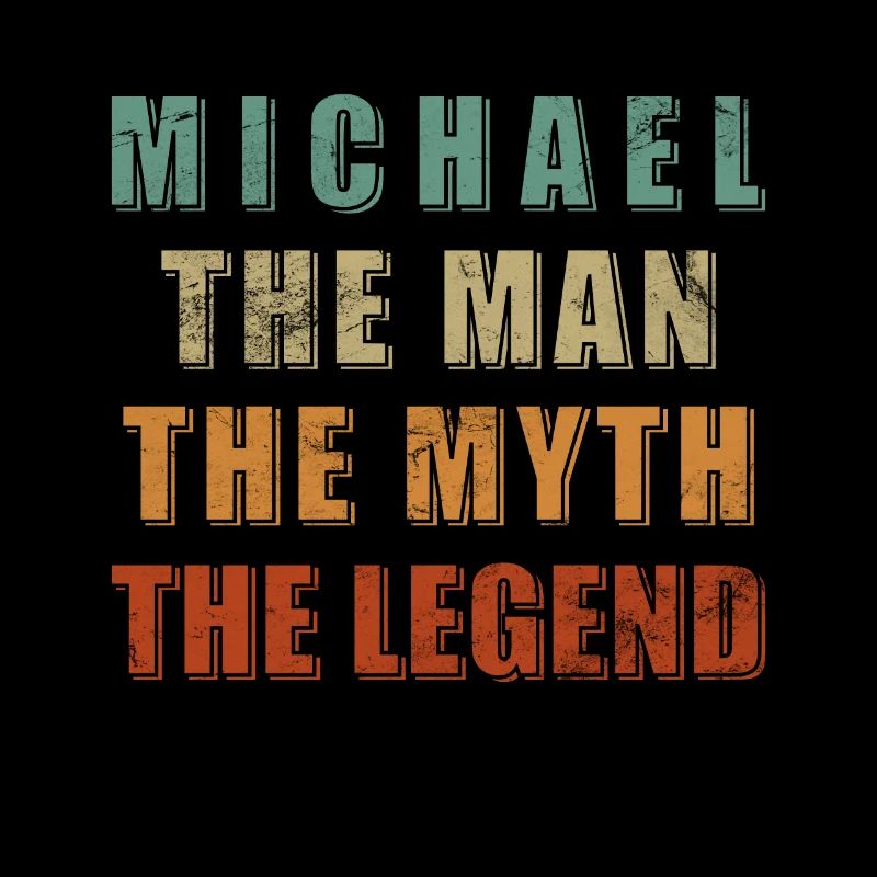 Michael, Mann Mythos Legende, lustig Bester Name M