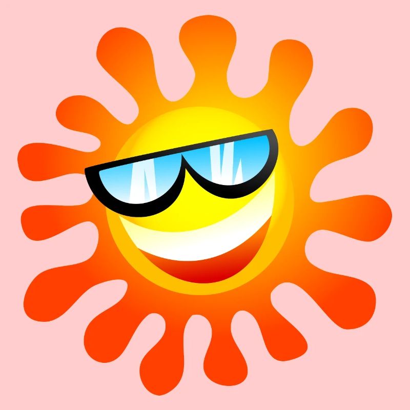 Happy Red Hot Summer Sun