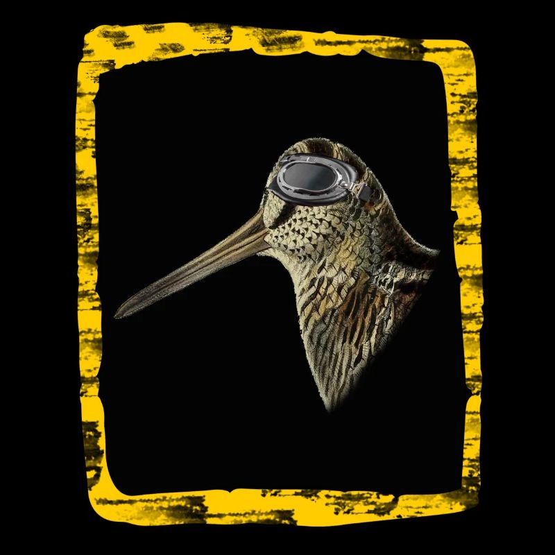 Becasse glasses aviator orange frame