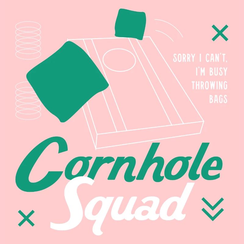 Cornhole Squad Wilderness Ironic Saying