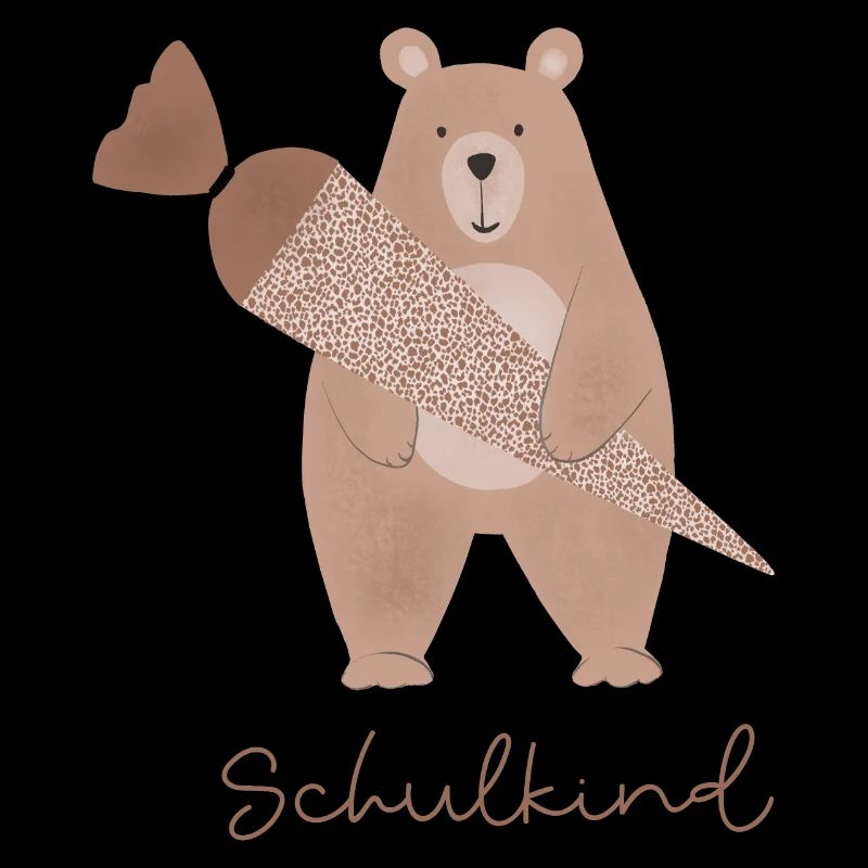 SCHULKIND - Einschulung, Schultüte, 1. Klasse, Bär