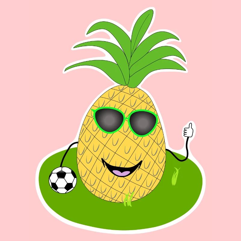 Fussball Ananas