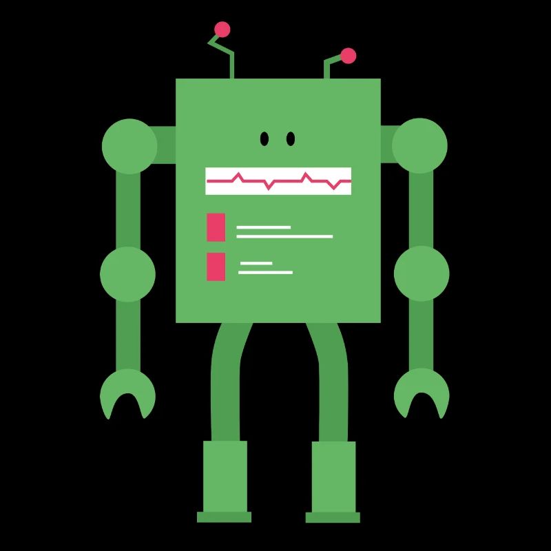 Roboter grün